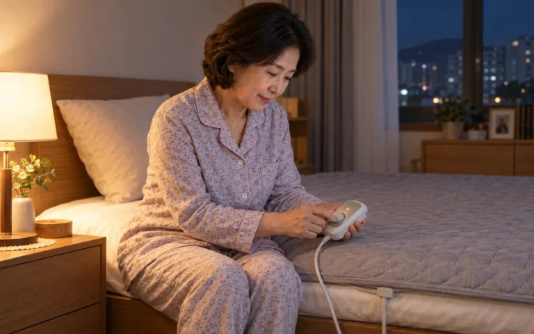 전기장판 밤새 사용, 낮은 온도면 괜찮을까요?